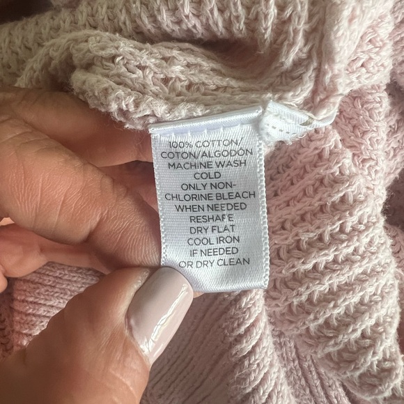 Loft Pink Bell Sleeve Sweater XS - Picture 8 of 8